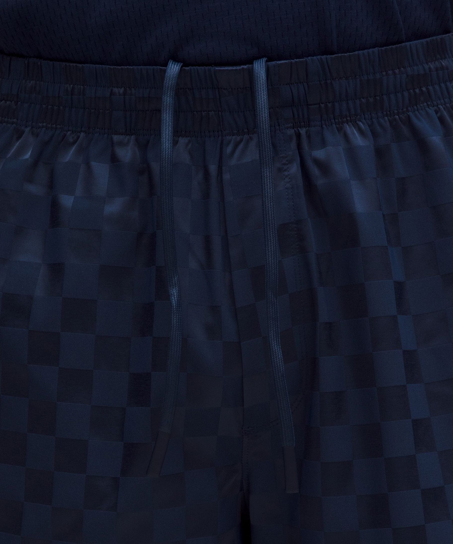 Lululemon Checkerboard Satin Linerless Gym Short 7"