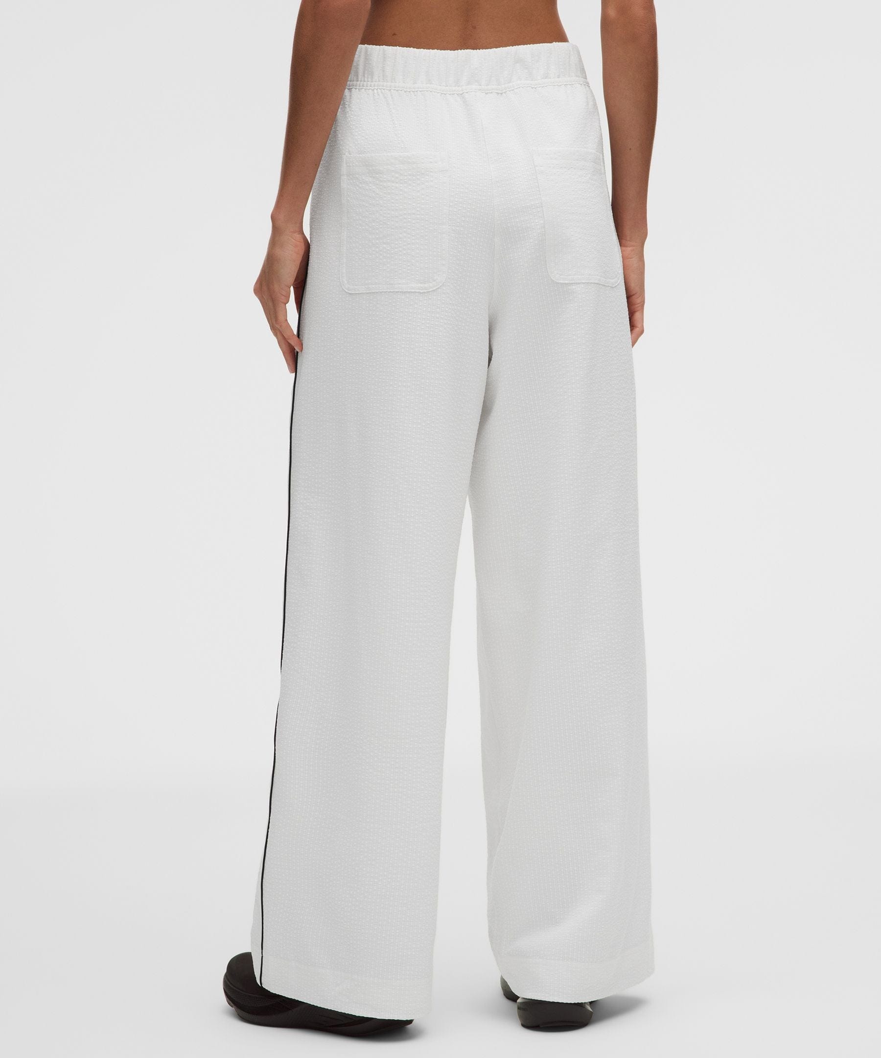 Lululemon Seersucker WovenAir High-Rise Pleated Pant *Regular