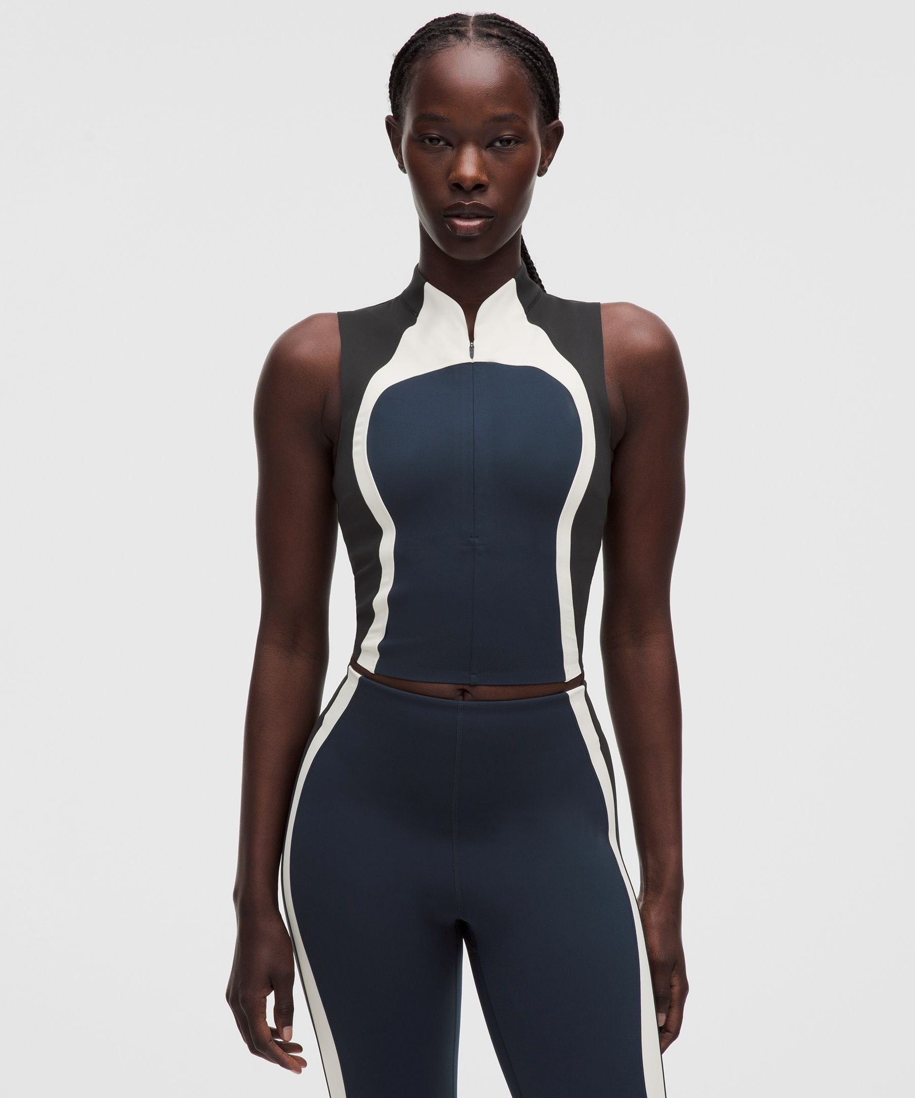 Lululemon Women's Ultralu™ Zip-Front Cropped Tank Top
