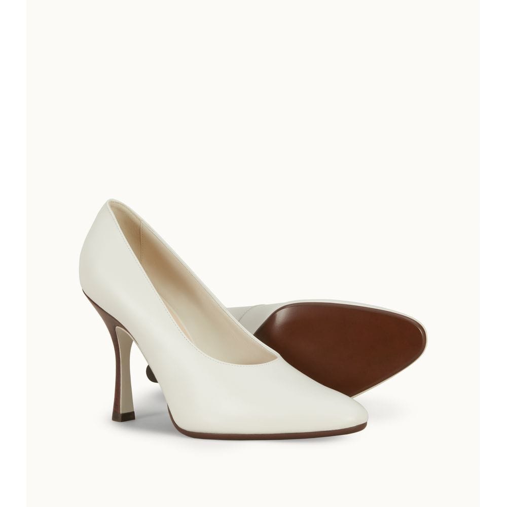 Tods Pumps In Leather White Womens