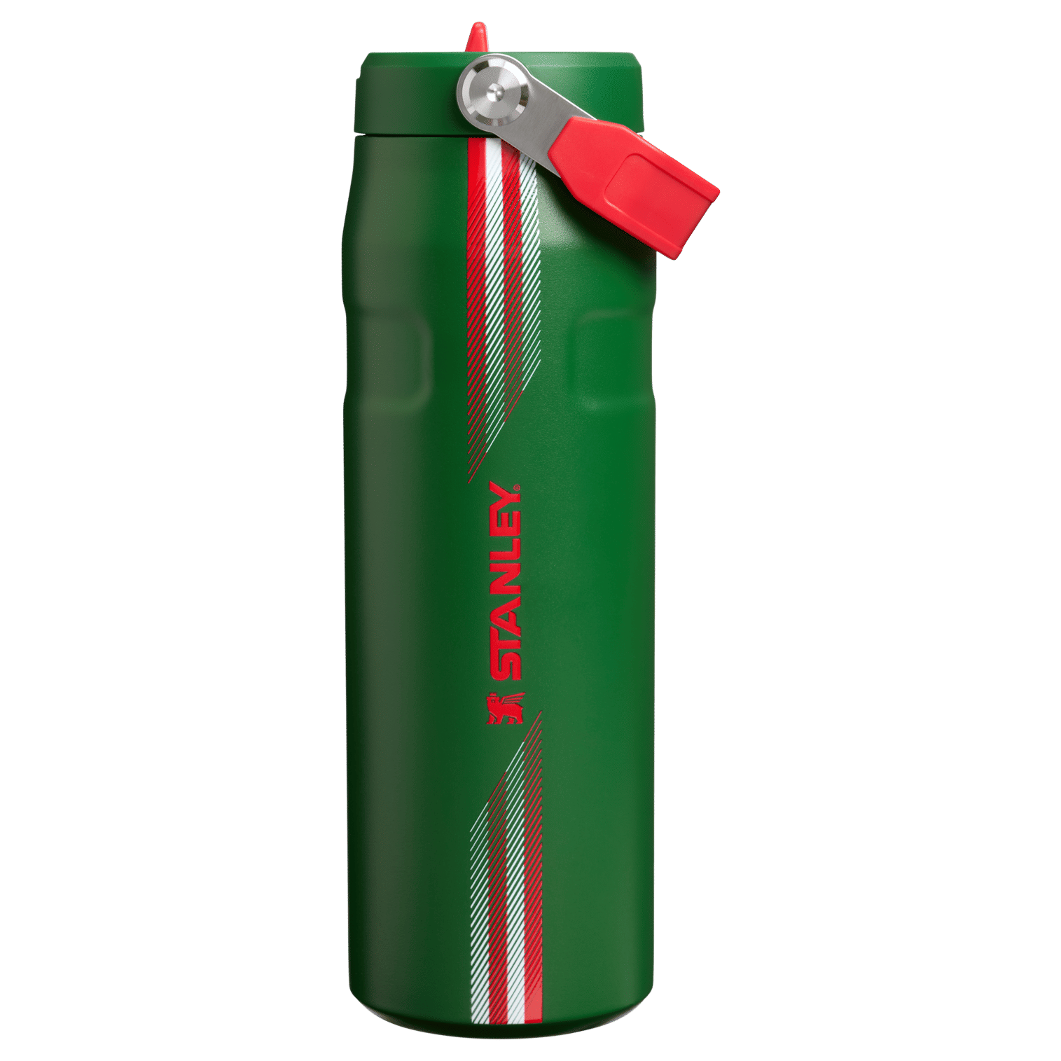 Stanley The Country Collection IceFlow Aerolight Flip Straw Bottle | 24 OZ Team Dark Green Red