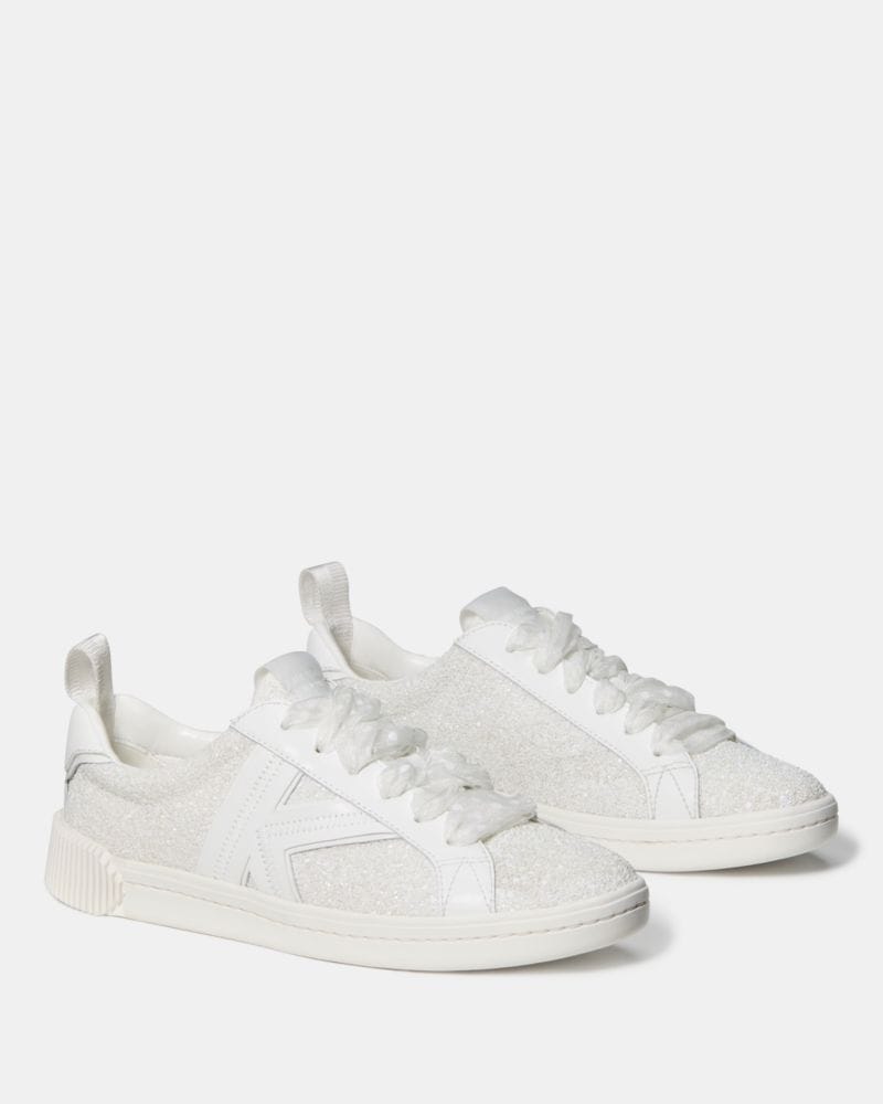 Katespade K As In Kate Court Sneaker True White
