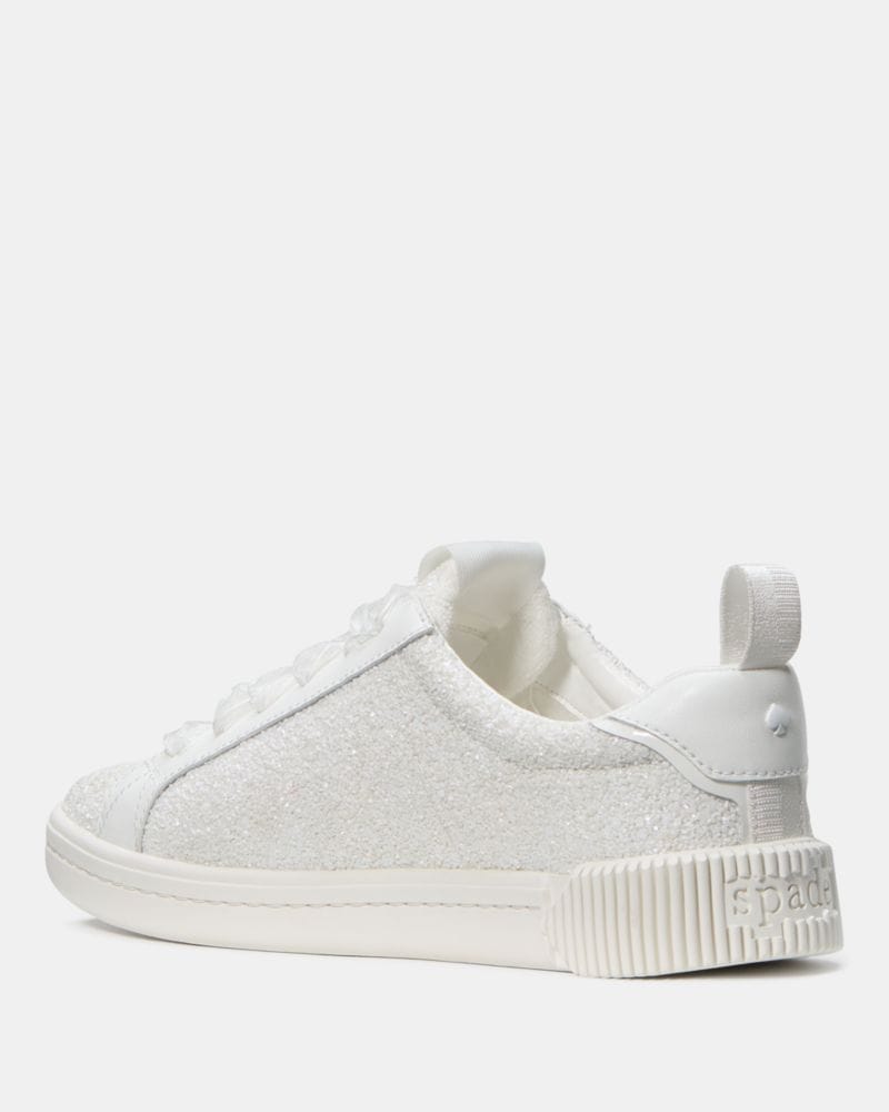 Katespade K As In Kate Court Sneaker True White