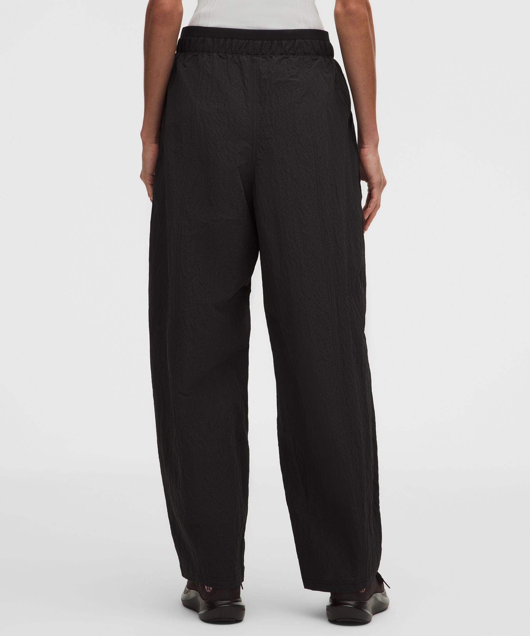 Lululemon Crinkle Nylon Mid-Rise Barrel-Leg Pant