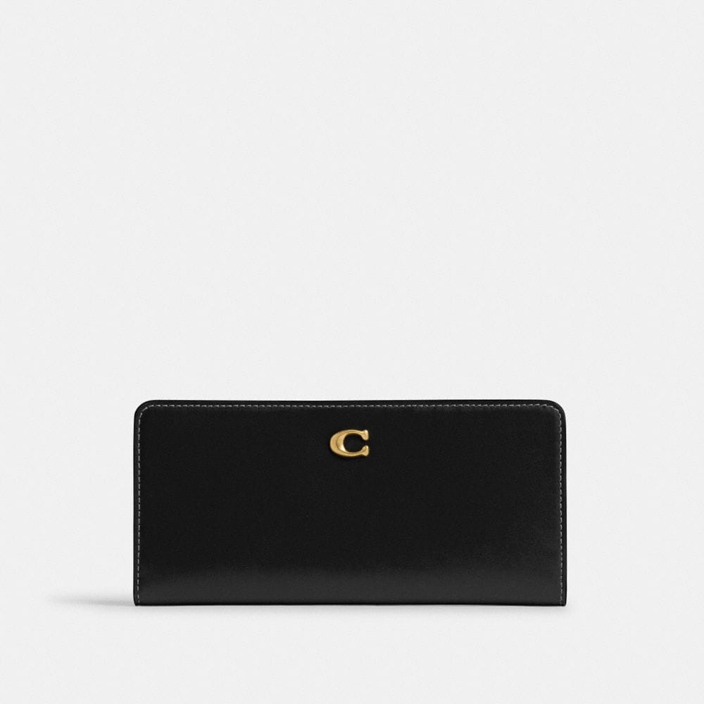 Coach Essential Slim Wallet Brass Black