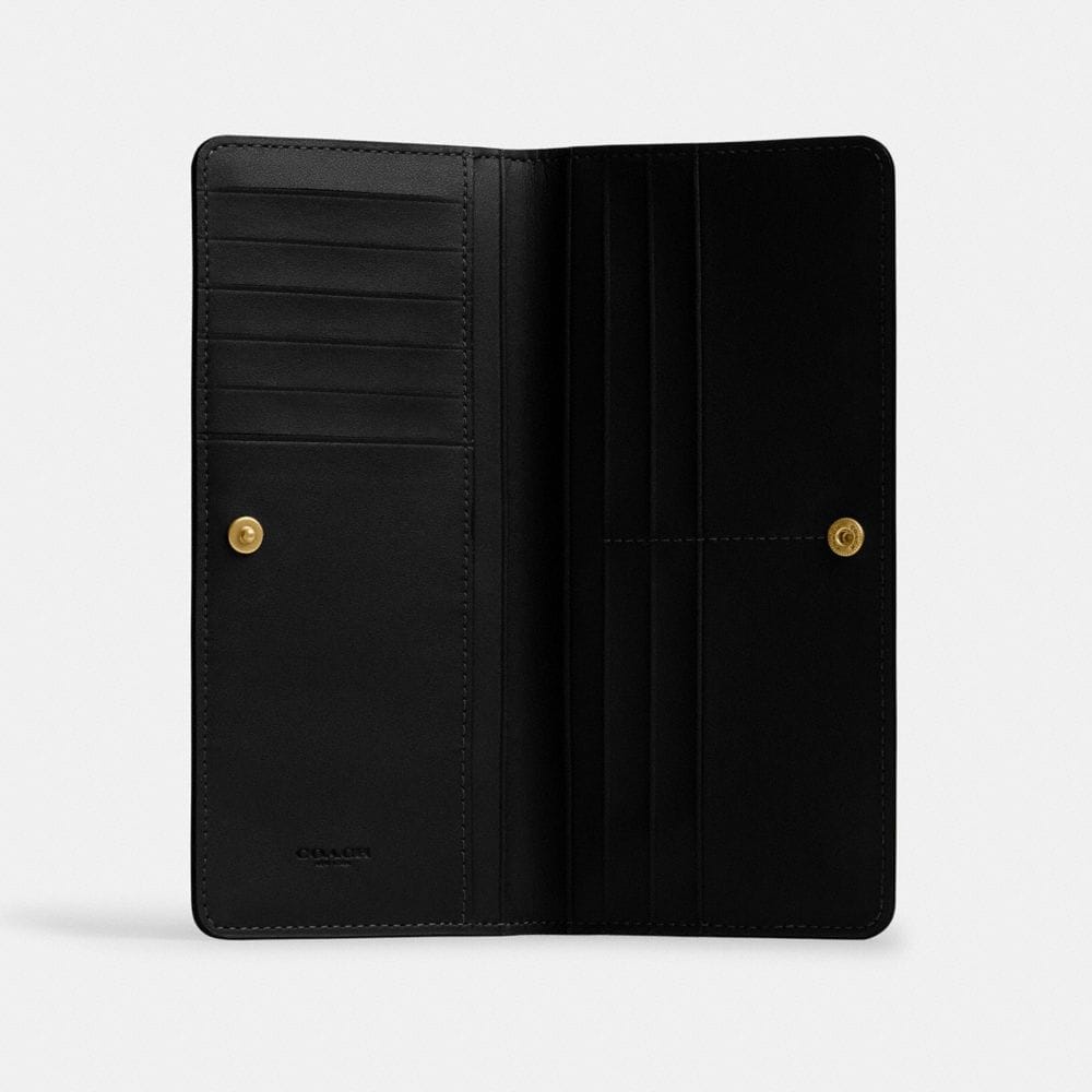 Coach Essential Slim Wallet Brass Black