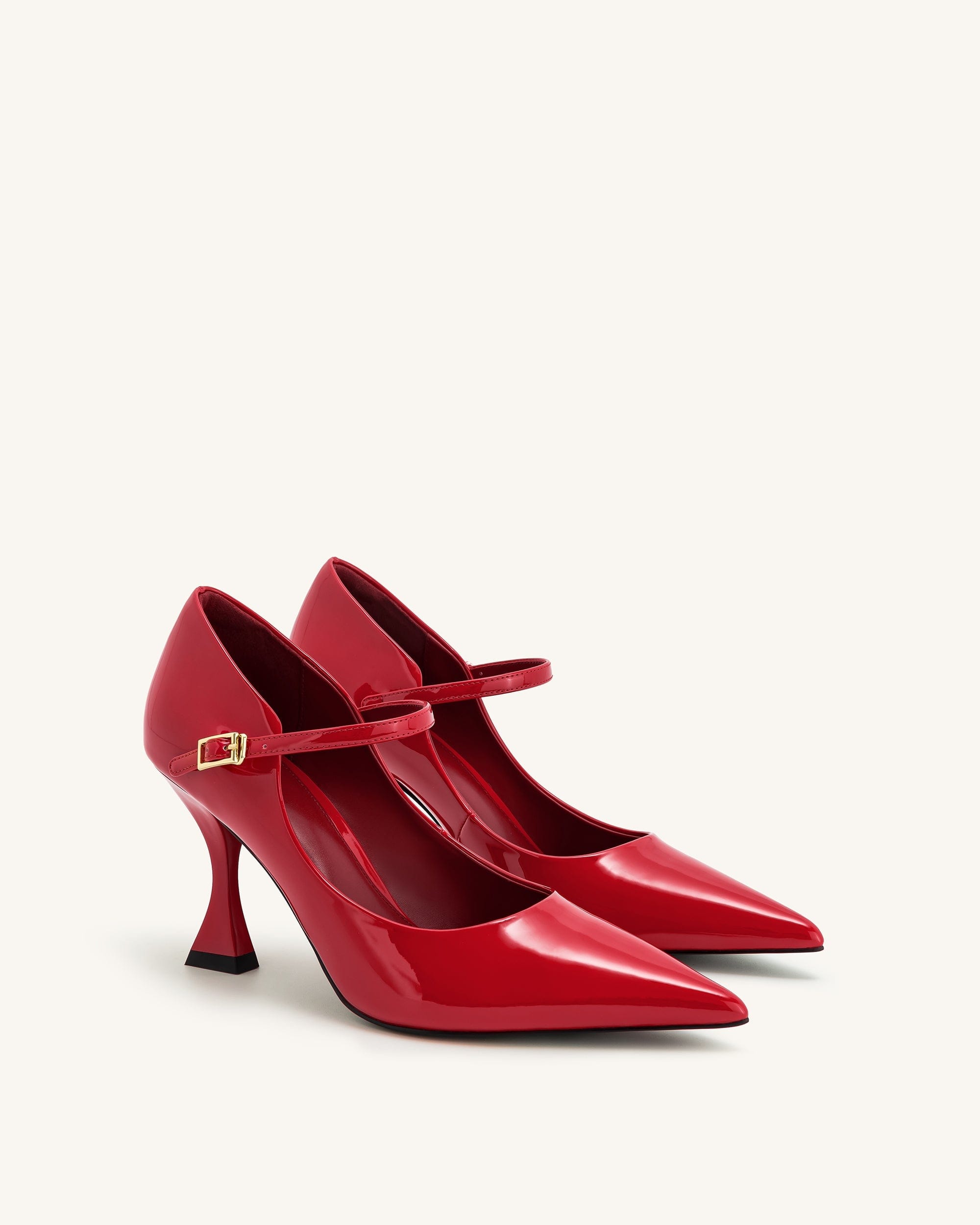 Jw Pei Thalina Patent Leather Pumps Red