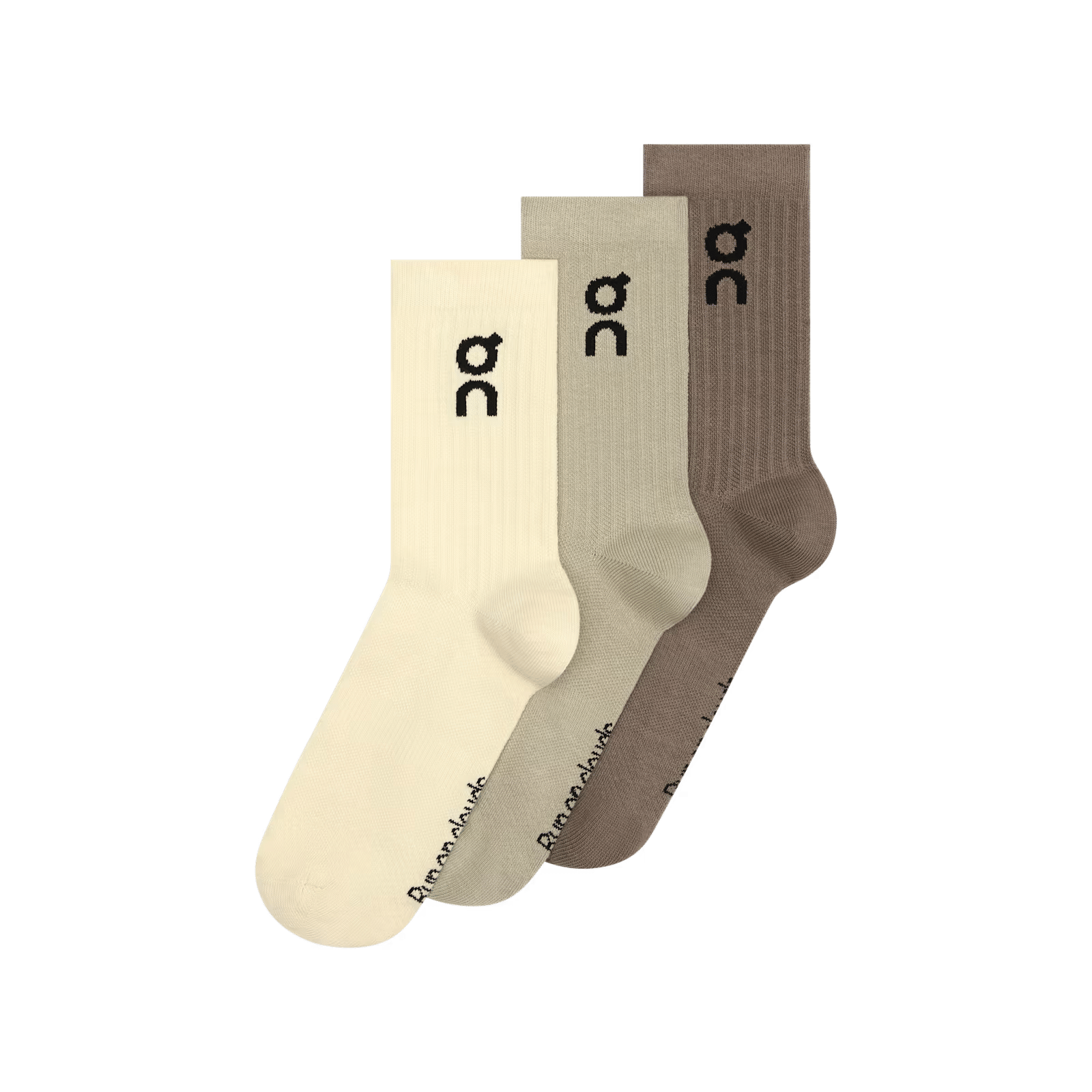 On Logo Sock High 3P Hare | Brume