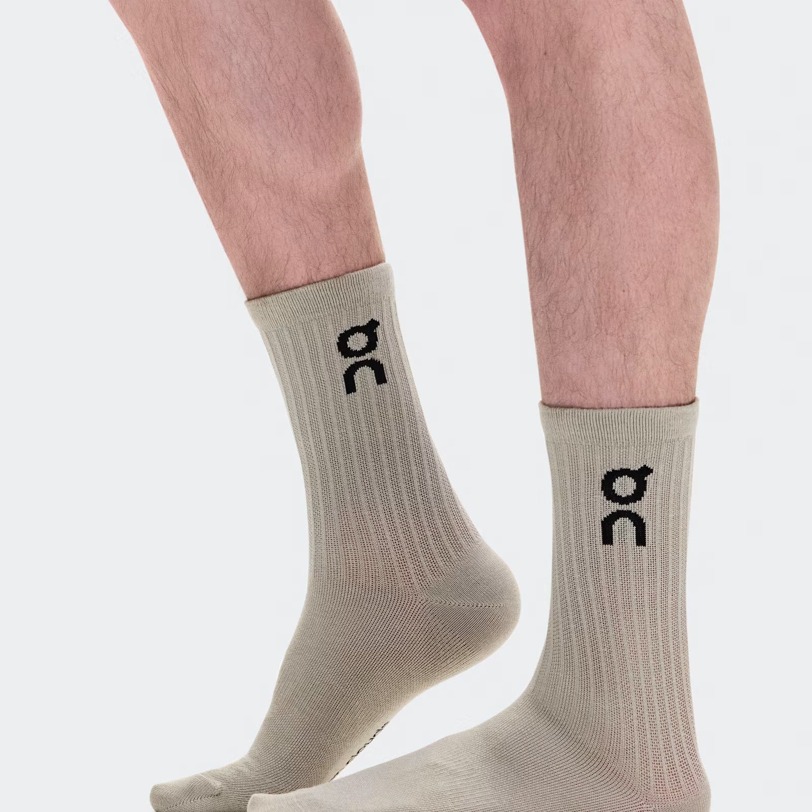 On Logo Sock High 3P Hare | Brume
