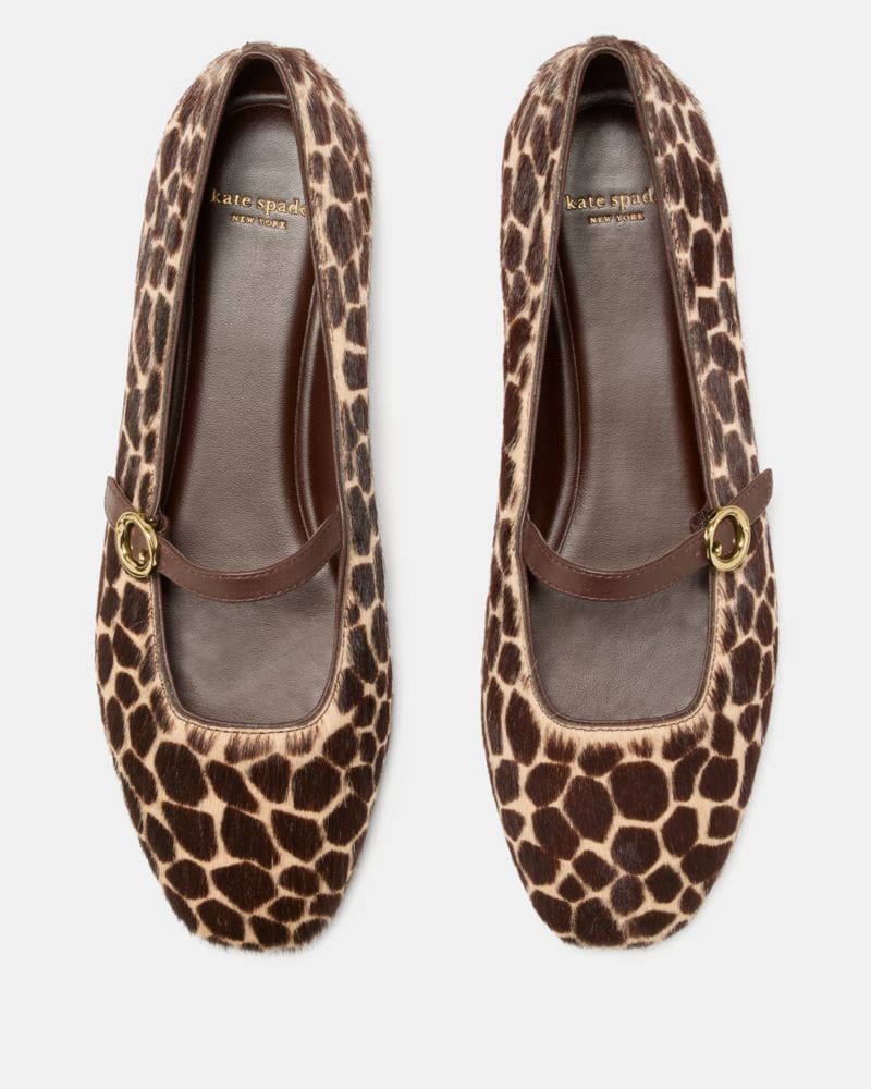 Katespade Halo Mary Jane Flat Hot Fudge Multi