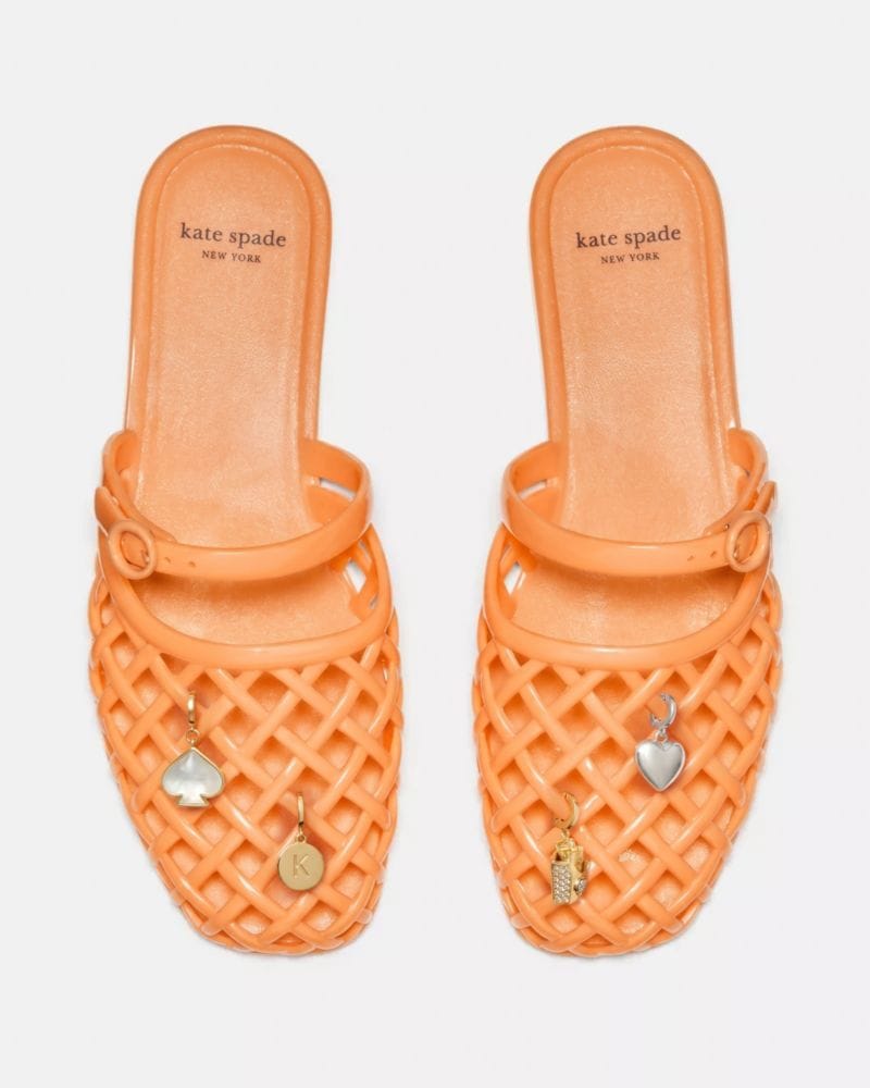 Katespade Jellyfish Mule Flat Desert Sunset