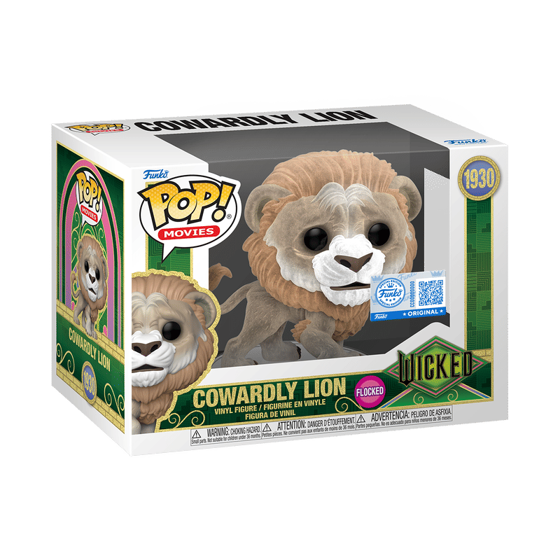 Pop! Cowardly Lion (Flocked)