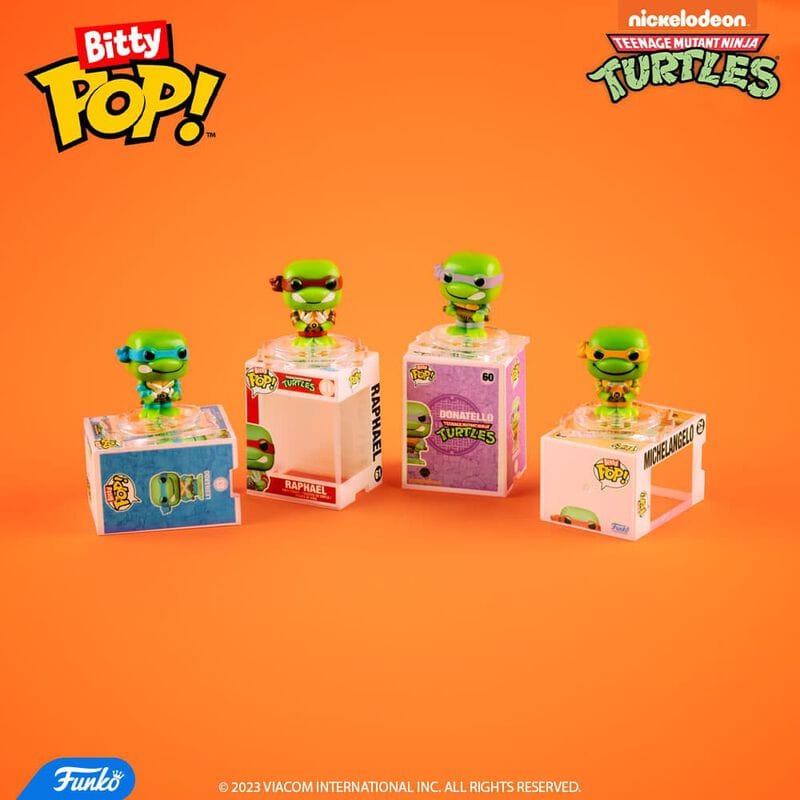 Bitty Pop! Teenage Mutant Ninja Turtles 4-Pack Series 1