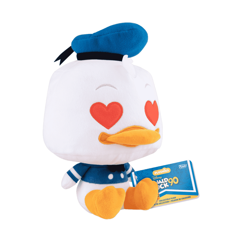 Donald Duck with Heart Eyes Plush