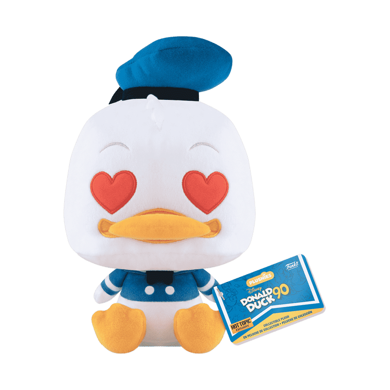 Donald Duck with Heart Eyes Plush