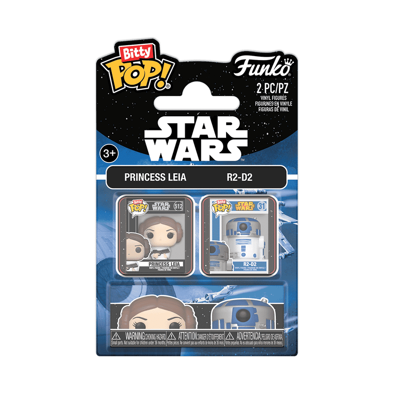 Bitty Pop! Princess Leia & R2-D2 2-Pack
