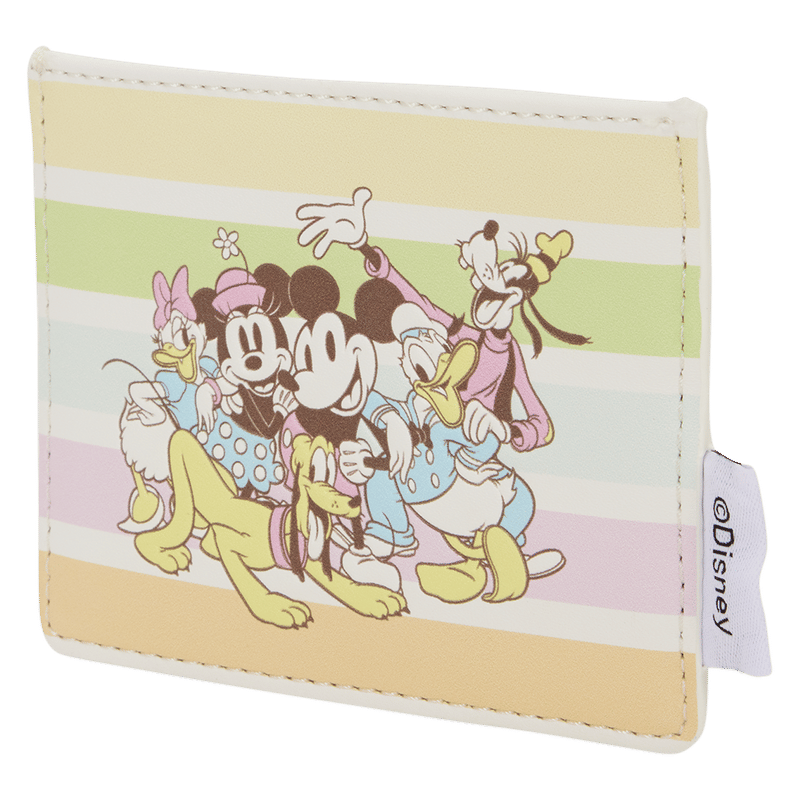 Mickey & Friends Rainbow Stripes Card Holder
