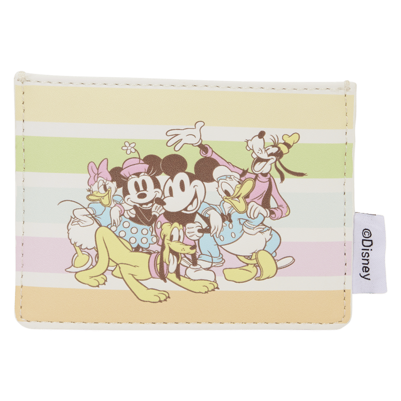 Mickey & Friends Rainbow Stripes Card Holder