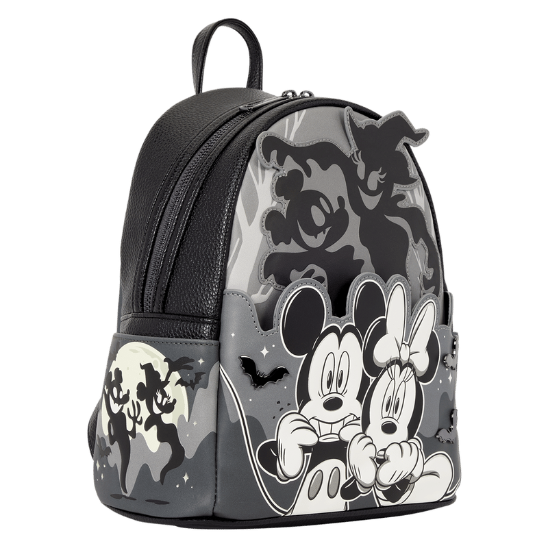 Mickey & Minnie Ghost Light-Up Glow Mini Backpack