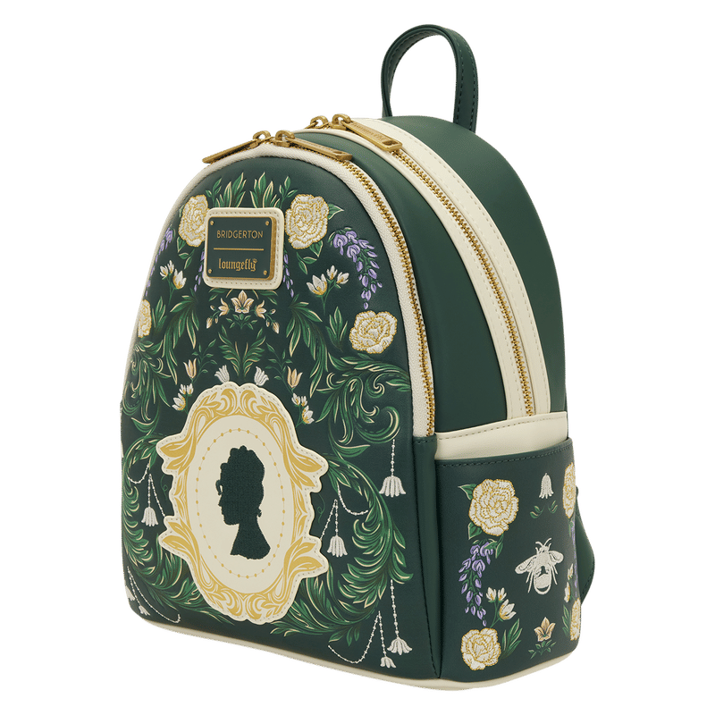 Bridgerton Silhouette Floral Mini Backpack