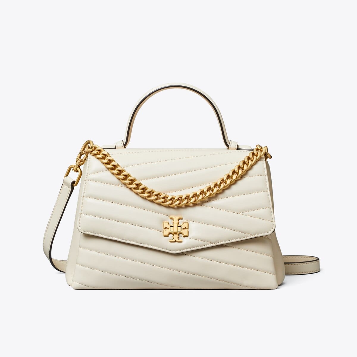 Kira Chevron Top-Handle Satchel