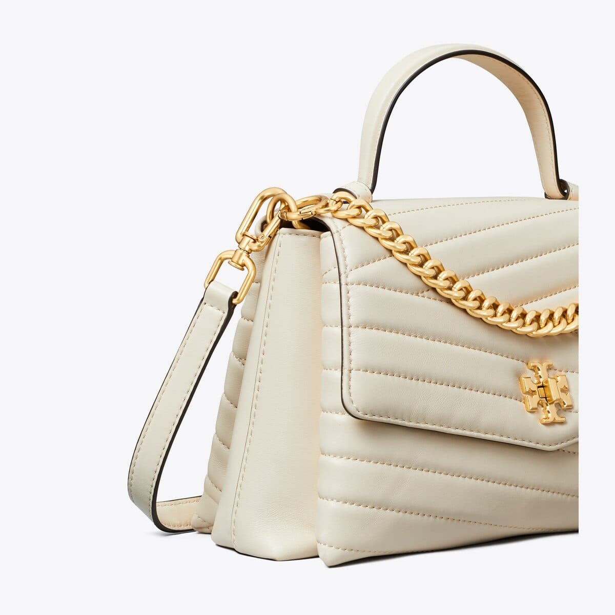 Kira Chevron Top-Handle Satchel