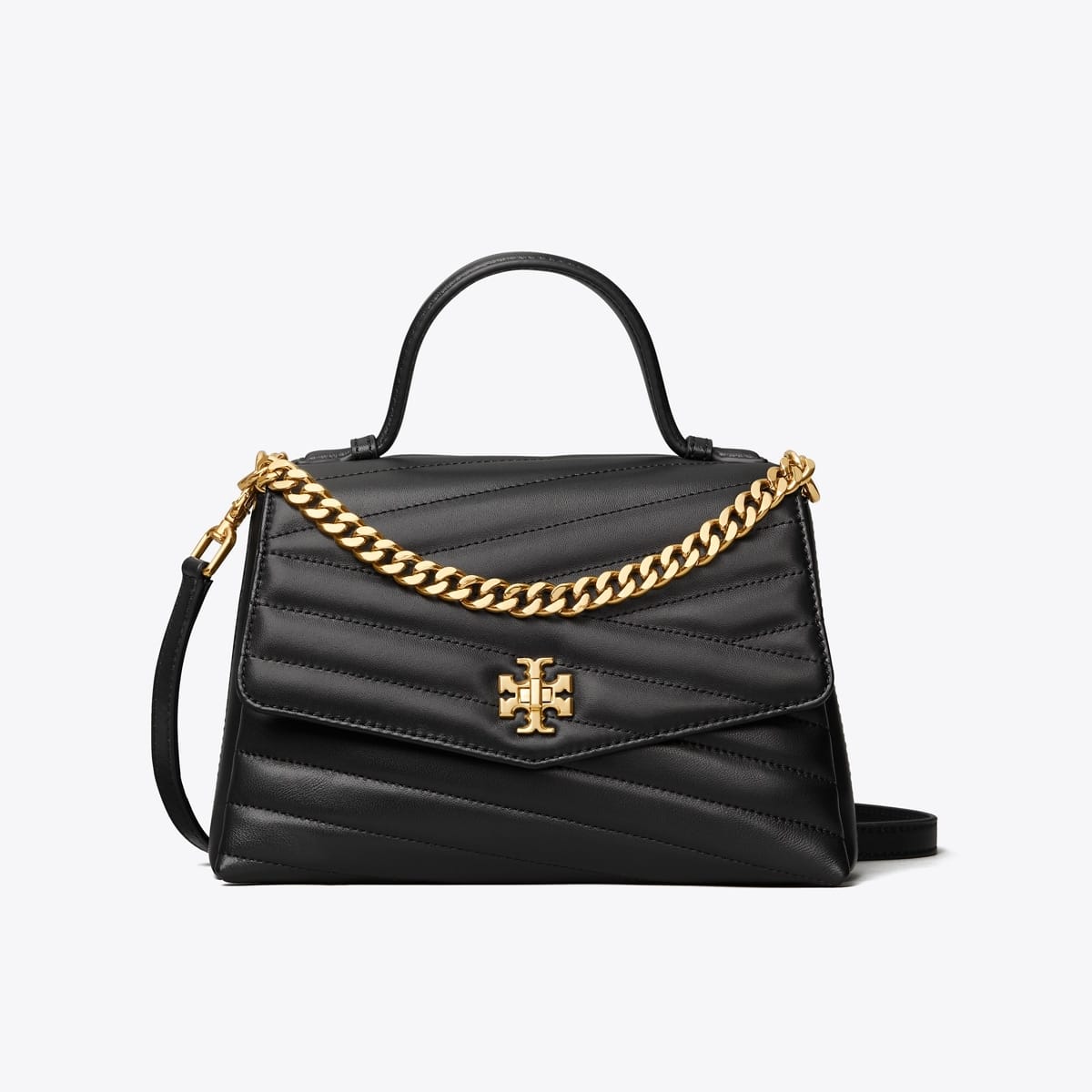 Kira Chevron Top-Handle Satchel