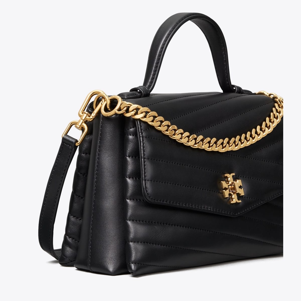 Kira Chevron Top-Handle Satchel