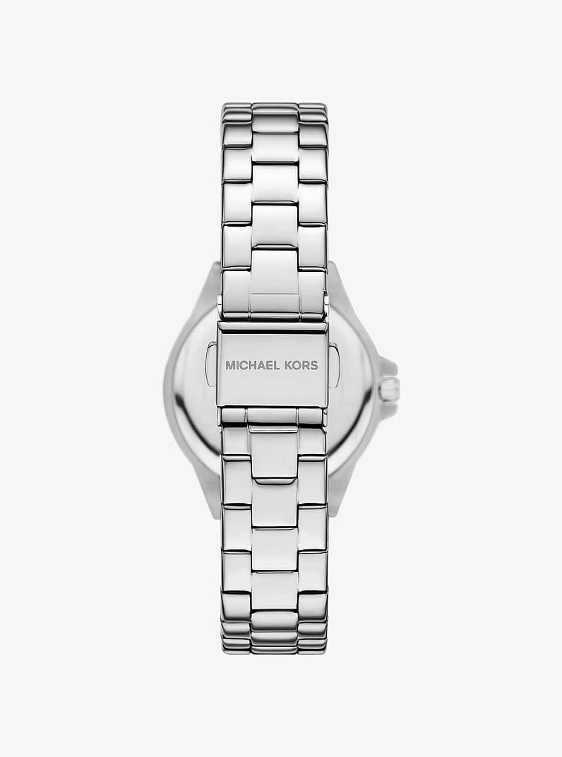 Lennox Mini Pavé Silver-Tone Watch