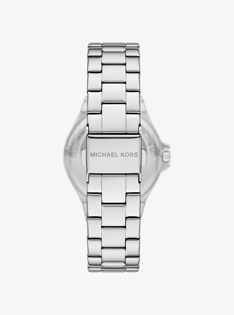 Mini Lennox Pavé Silver-Tone Watch