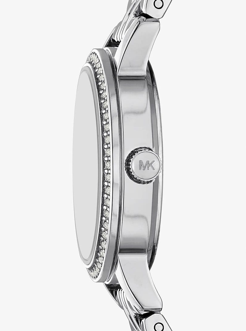 Mini Melissa Pavé Silver-Tone Watch