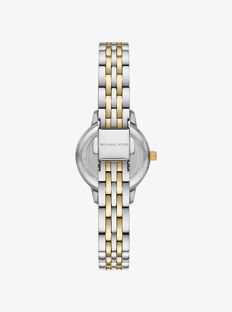 Mini Melissa Pavé Two-Tone Watch