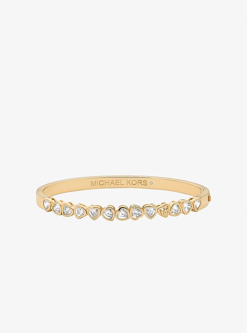 Pavé Heart Bangle
