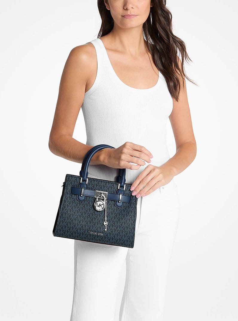 Landon Small Signature Logo Satchel