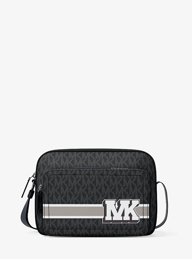 Cooper Embellished Signature Logo Flight Bag