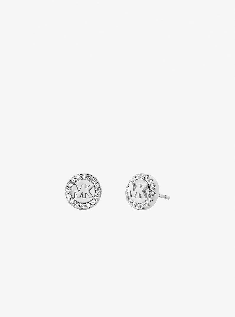 Pavé Logo Stud Earrings