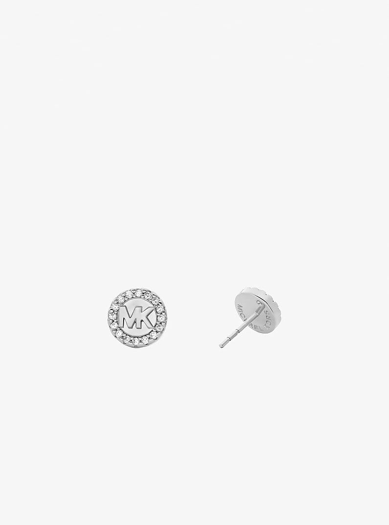 Pavé Logo Stud Earrings