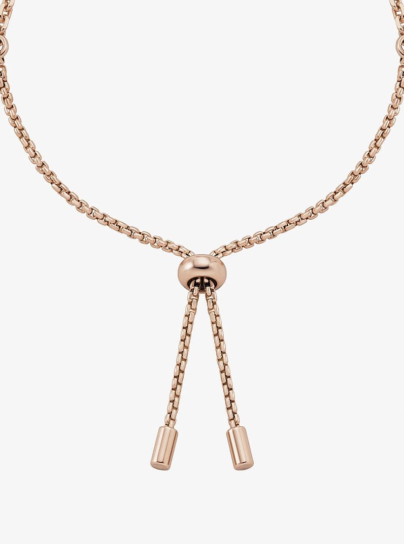 Pavé Lock Slider Bracelet