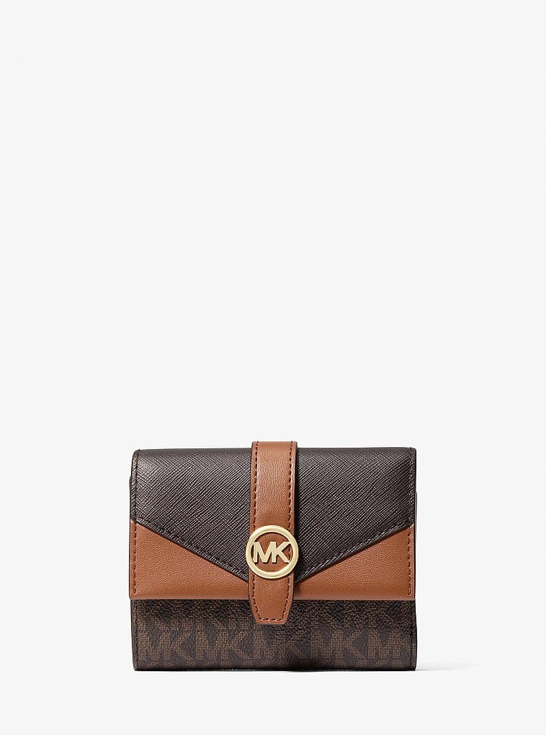Greenwich Medium Signature Logo Trifold Wallet