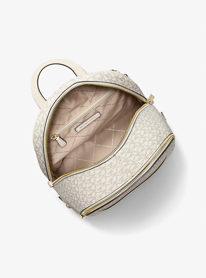 Rhea Medium Signature Logo Backpack