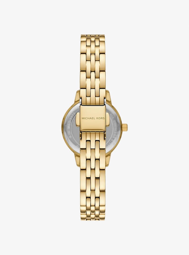 Mini Melissa Pavé Gold-Tone Watch