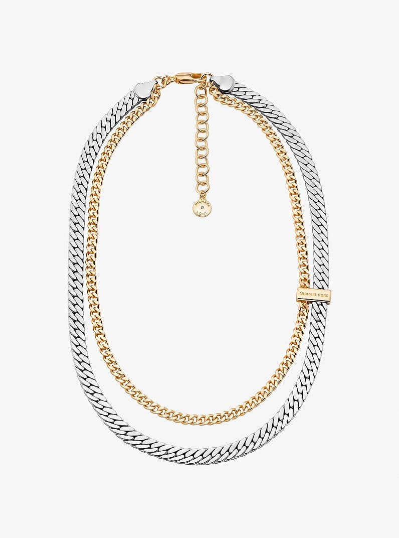Double Layered Chain Necklace