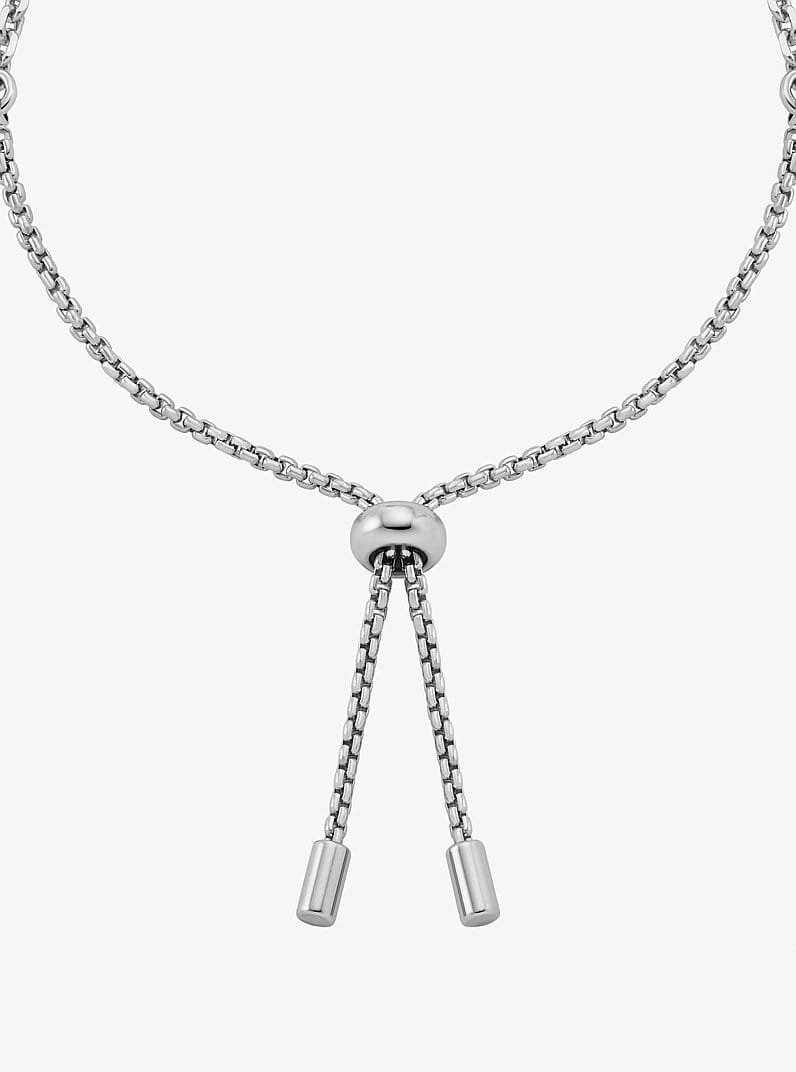 Pavé Lock Slider Bracelet