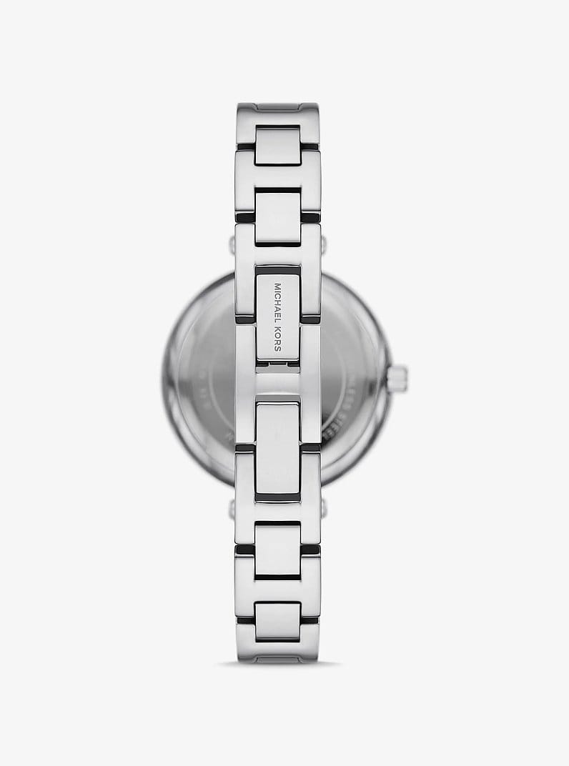 Mini Laney Silver-Tone Bangle Watch