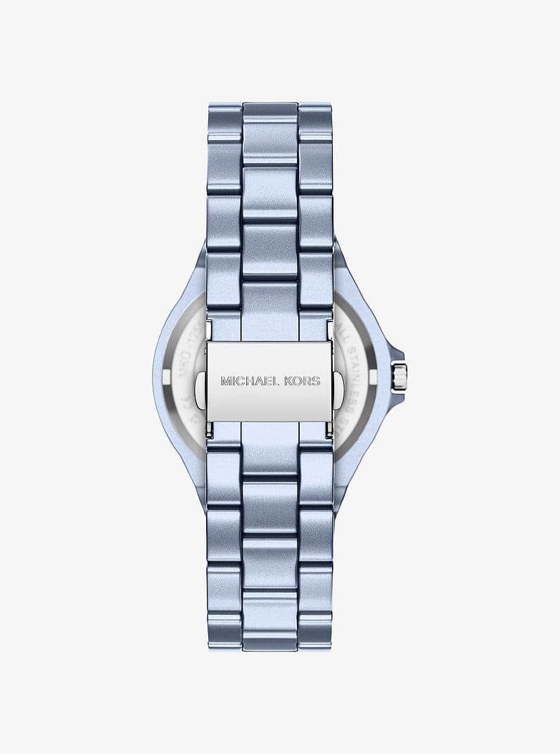 Mini Lennox Pavé Blue-Tone Watch