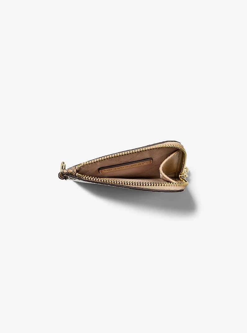 Jet Set Travel Medium Snake Embossed Chain Wallet