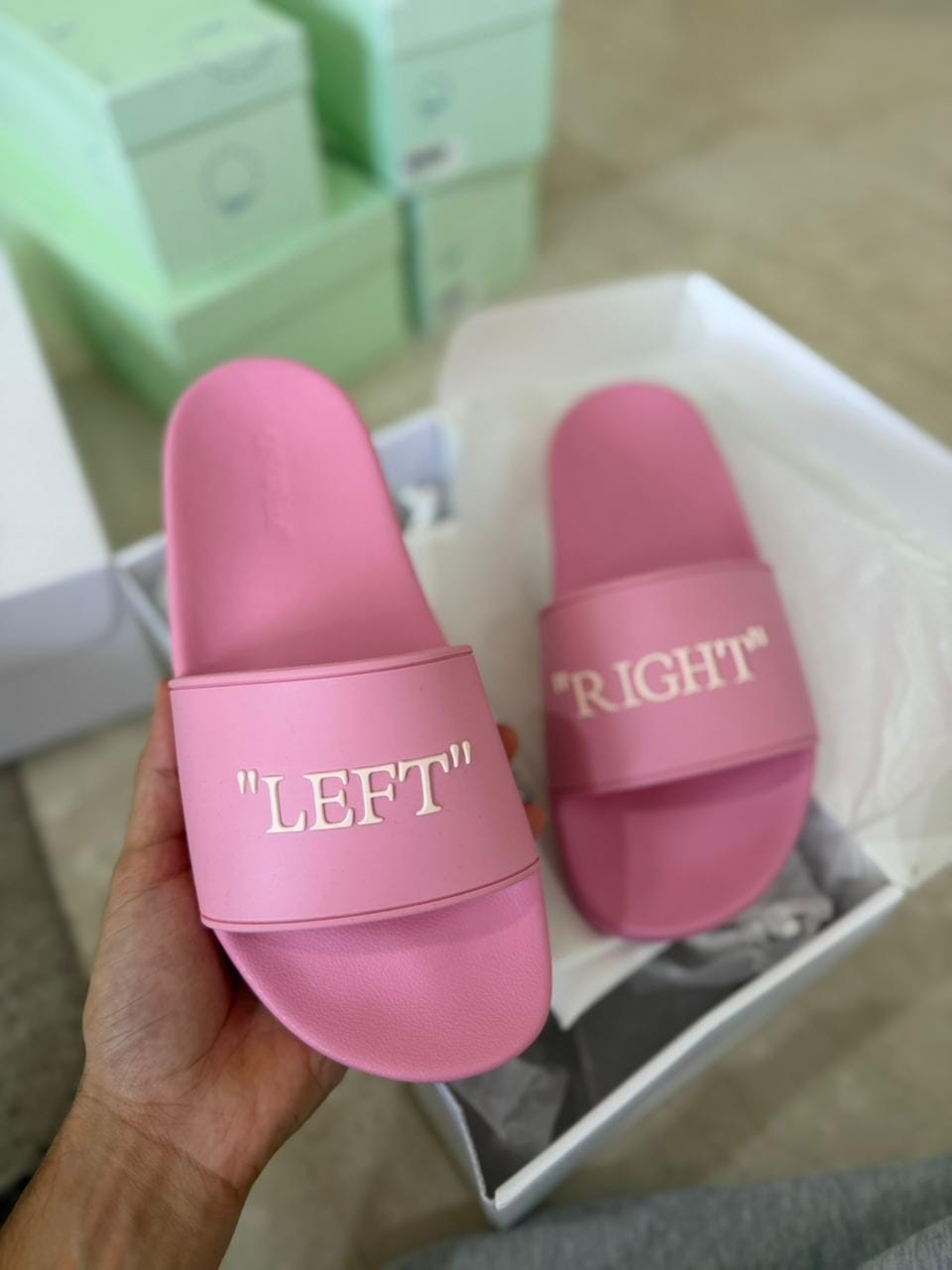 Off White Classic Slide