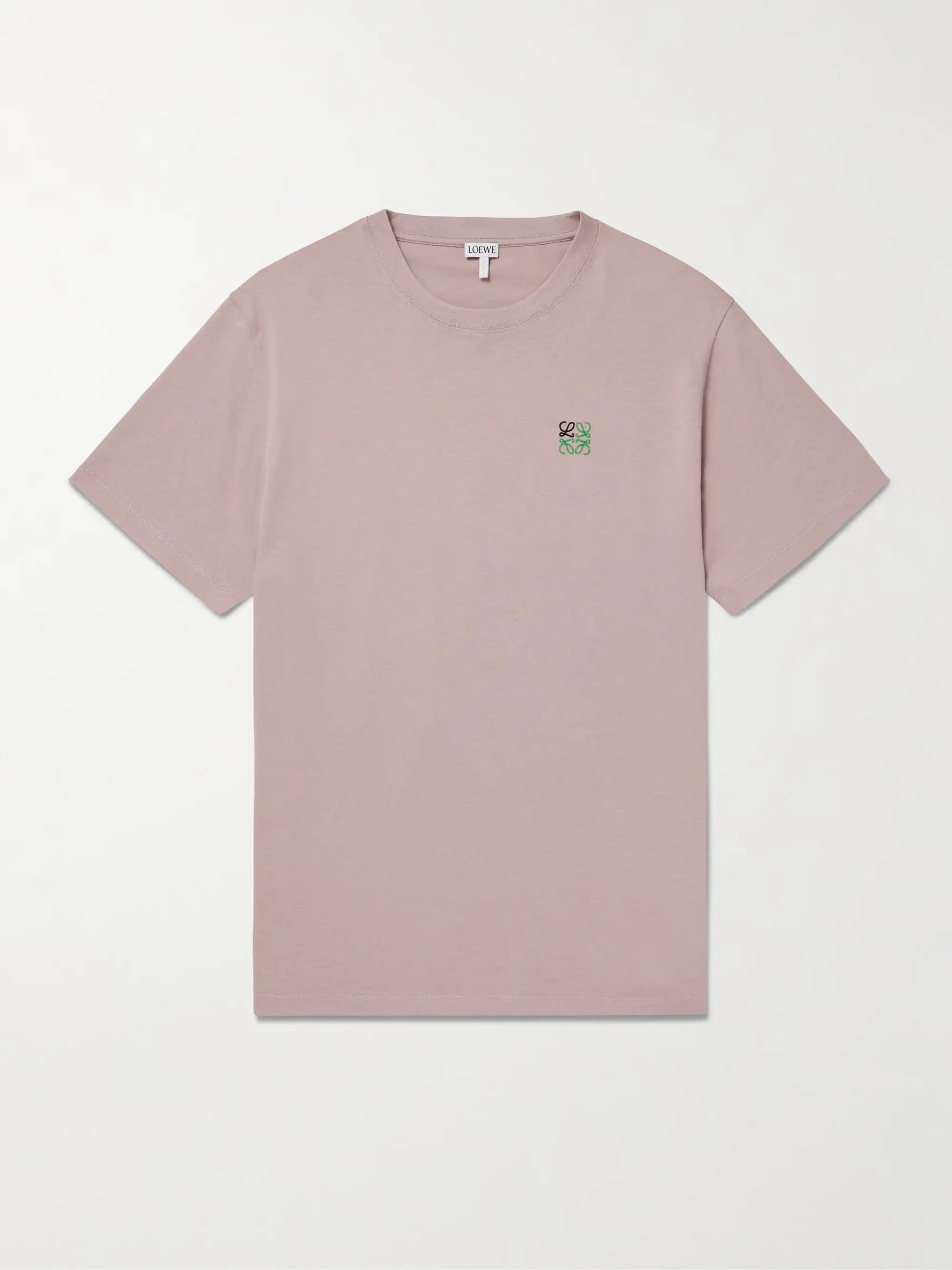 Loewe Logo-Embroidered Cotton-Jersey T-Shirt