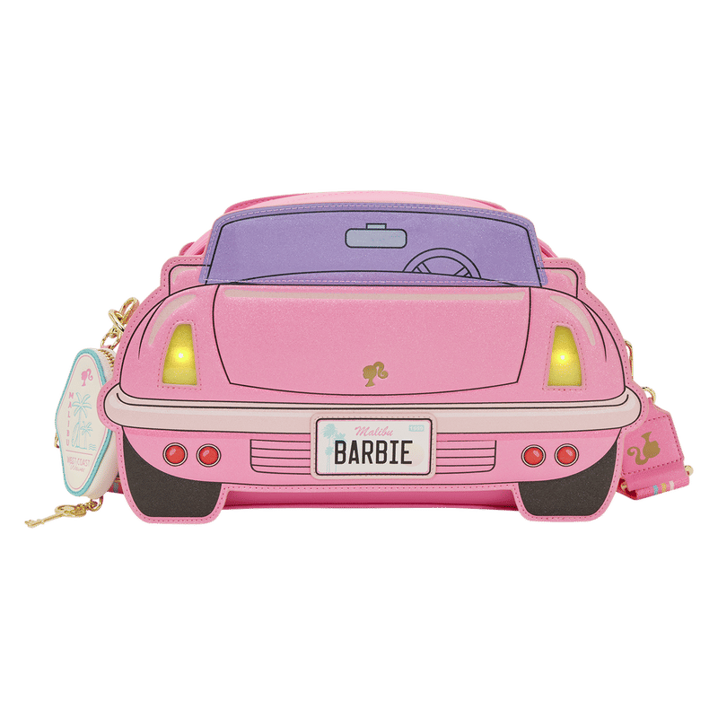 Barbie Corvette Car Light-Up Crossbody Bag with Coin Bag
