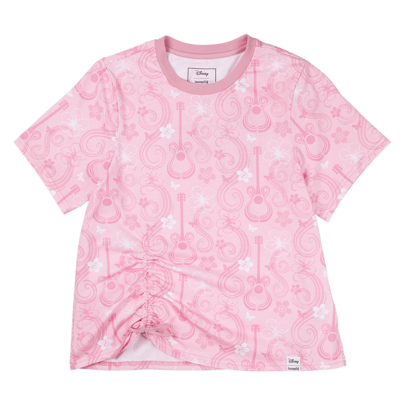 Hannah Montana Drawstring Hem All-Over Print Unisex Tee